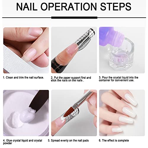 Acrylic Powder Set - Colorful Acrylic Nail Powder Powder for Acrylic Nails Extension 3Colors Set