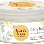Burt's Bees Stretch Mark Cream & Pregnancy Belly Butter, With Nourishing Shea Butter & Vitamin E, 185g
