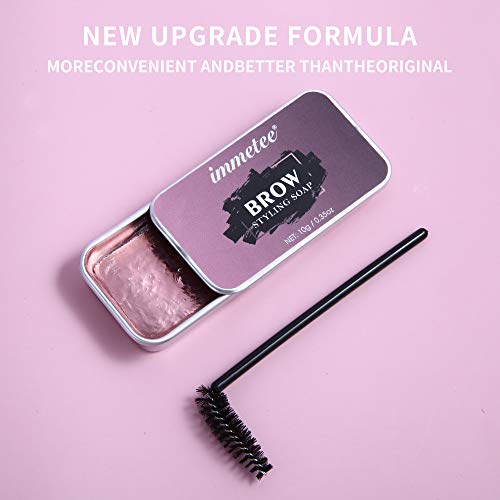 Eyebrow Soap Kit,Brows Styling Soap,2 pack eyebrow gel and brow wax