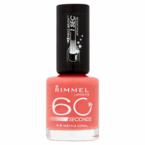 Rimmel 60 Seconds Nail Polish, Instyle Coral
