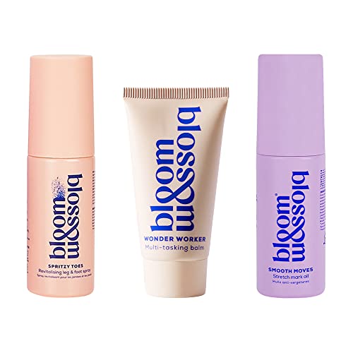 Bloom and Blossom You've Got This Mama The Pregnancy Gift Set with Spritzy Toes 40ml, Wonder Worker 25ml and Smooth Moves 40ml