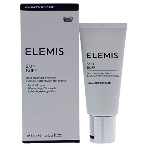 ELEMIS Skin Buff, Exfoliating Face Cleanser for a Bright, Vibrant Complexion, Deeply Cleansing Face Exfoliator to Smooth, Refine and Purify Skin,