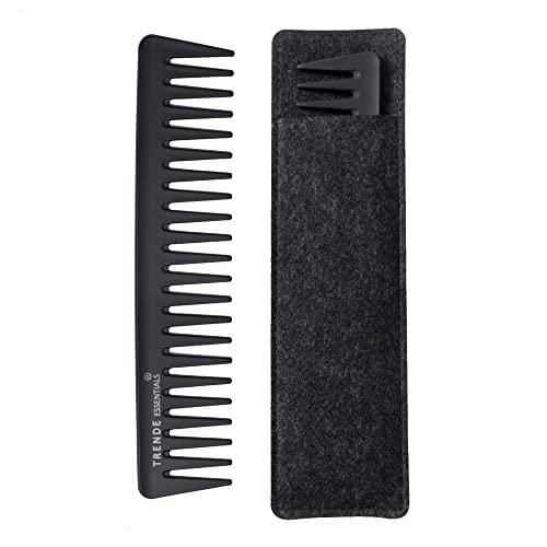 Trende Essentials Wide Tooth Comb 1 Pc - Detangler And Heat Resistant With Proper Ventilation-Especially Designed For Wet Curly Hair With Suitabl