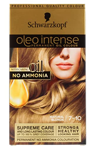 Schwarzkopf Oleo Intense Red Hair Dye, 3-Pack Permanent Oil Colour, No Ammonia, Covers Greys, Burgundy Red 4-23
