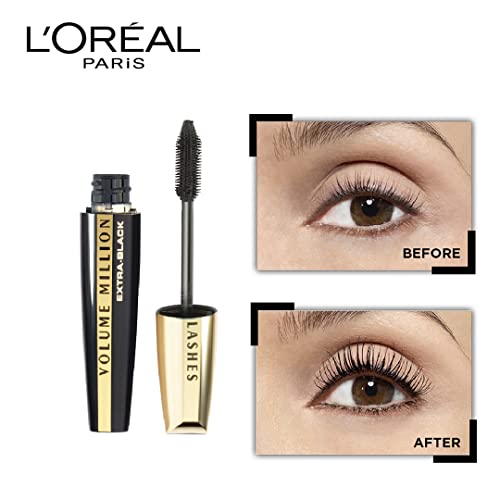 L'Oreal womens Mascara, Extra Black, 9 ml (Pack of 1)