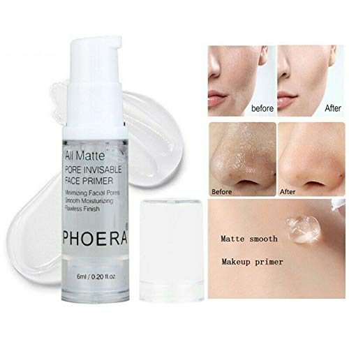 ONEKLIK PHOERA Primer Matte Finish Face Makeup Pore Filler Full Coverage Foundation Base Oil Control Liquid Make up Base Concealer Pores Minimise