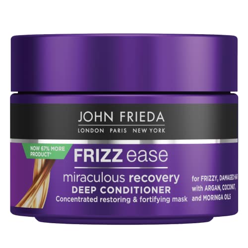 John Frieda Frizz Ease Miraculous Recovery Intensive Deep Conditoner Hair Mask 250ml, White