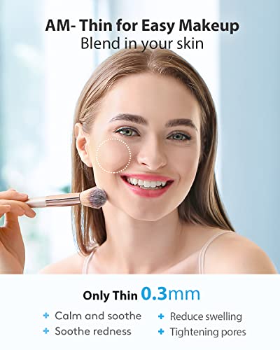 LitBear Acne Pimple Patches- Day and Night 4 Sizes 180 Dots Thin & Thick Hydrocolloid Patches with Witch Hazel, Tea Tree & Calendula Oil, Extra A