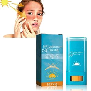 ZODUSTT Super Active Airy SUNShield Moisturiser Sun Stick SPF50+ PA++++, Clear Airy Sun Stick, Strong UV Protection Anytime, Face Sunscreen for A