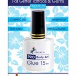 INGALA PREMIUM Body Adhesive | Body Glue for Glitter Tattoos| Double Size: 15ml | Hypoallergenic & Dermatologically Tested | Body Glue | Waterpro