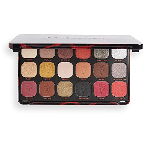 Makeup Revolution, Forever Flawless Eyeshadow Palette, Midnight Rose