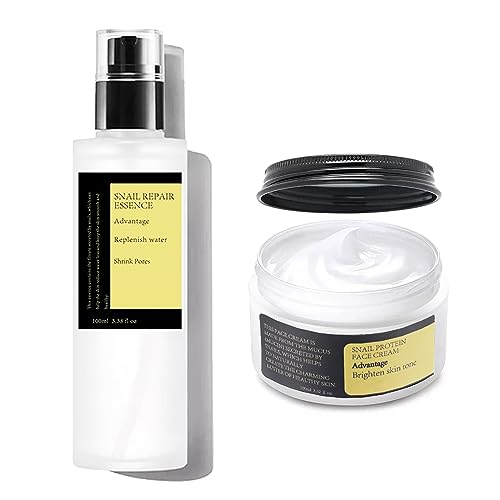 Snail Mucin Essence - 100ml Snail Mucin Moisturiser, Mucin Power Essence, Brightening Essence Lighten Dark Spots And Fine Lines