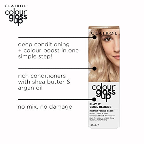 Clairol Colour Gloss Up Conditioner, Play It Cool Blonde, 130ml