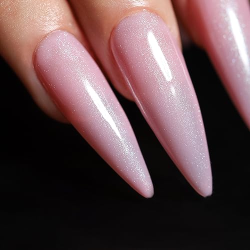 FANZEST Gel Nail Polish Led UV Gel Polish Holographic Color Sparkle Glitter Diamond Rose Gold 15ml