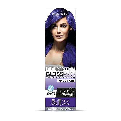 Colour-Freedom Gloss Pro 150ml Mystic Purple Semi-Permanent Hair Colour - Ultra-Vibrant Vegan Colour Mask with PurePlex | Ammonia Free Colour Las