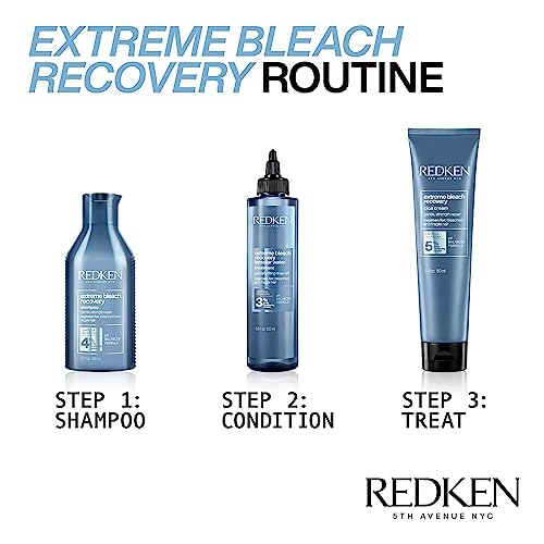 REDKEN Shampoo, Gentle Strength Repair, For Bleached Hair, Extreme Bleach Recovery, 300 ml