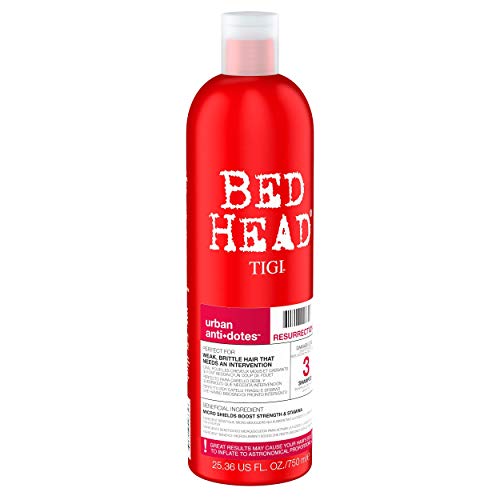 Bed Head by TIGI - Urban Antidotes Resurrection Shampoo - Ideal for Damaged Hair - 750 ml