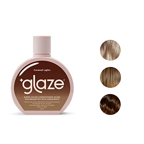 Glaze Super Colour Conditioning Gloss 190ml (2-3 Hair Treatments) Award Winning Hair Gloss Treatment & Semi Permanent Hair Dye. No Mix Hair Mask