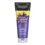 John Frieda Violet Crush for Blondes Toning Shampoo for Blonde Hair, Purple Shampoo for Blondes 250 ml