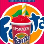 Lip Smacker - Coca-Cola Cup Collection - Strawberry Fanta Coke Cup Lip Balm for Kids - Fanta Strawberry Flavour - Sweet Gift for Your Friends - S