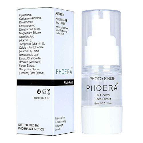 ONEKLIK PHOERA Primer Matte Finish Face Makeup Pore Filler Full Coverage Foundation Base Oil Control Liquid Make up Base Concealer Pores Minimise