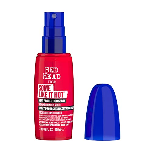 Bed Head by TIGI | Some Like It Hot Heat Protection Spray For Hair | Anti Frizz Hair Products For Straightening, Curling and Drying | Ideal For A
