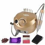 Nail Drill Electric Nail File Drill Machine Upgraded Manicure Pedicure Kit 30000RPM for Acrylic Nails,Gel Nail,Nail Art Polisher with 50pcs Sandi