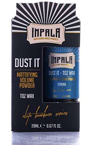 Impala Hair Powder Men Hair Styling Texturizing Powder For All Hair Types, Instant Volume, Matte Texture, Easy to Use, Fluffy & Natural & Lightwe