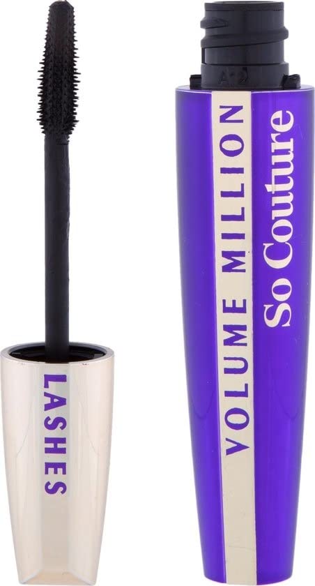 L'Oreal Paris Volume Million Lashes So Couture Mascara Black, Volume and Intensity, Leaving Lashes Soft