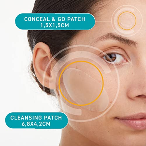 Compeed - Anti-Spots Cleansing Patch - Cleanse, Absorb and Exfoliate – Hydrocolloid Spots patches, Pimple patches - Ideal for overnight use – For