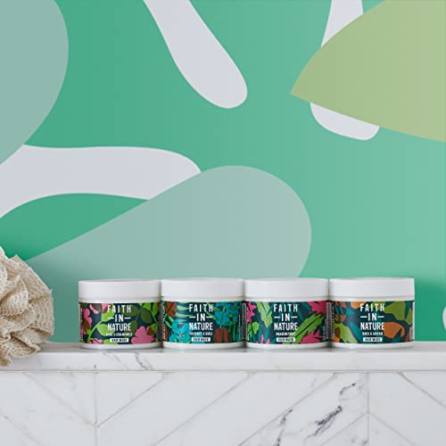 Faith In Nature Natural Shea & Argan Hair Mask, Nourishing, Vegan & Cruelty Free, No SLS or Parabens, For Dry to Very Dry Hair, 300ml