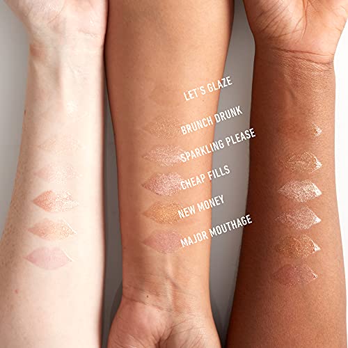 NYX Professional Makeup Filler Instinct Plumping Polish, Shimmery Lip Gloss, Hydrating & Conditioning, Vegan Formula, 2.5 ml, Shade: Sparkling Pl