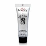 Glitter Fix Gel by LoveShy Cosmetics - Vegan Face and Body Adhesive Primer glue for glitter, eye shadow, pigment, eye dust application