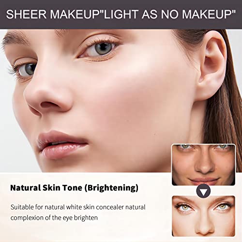 Concealer Full Coverage, Brightener Hydrating Concealer Stick for Under Eye Dark Circles, Wrinkle, Waterproof Longwearing, 1/3 oz