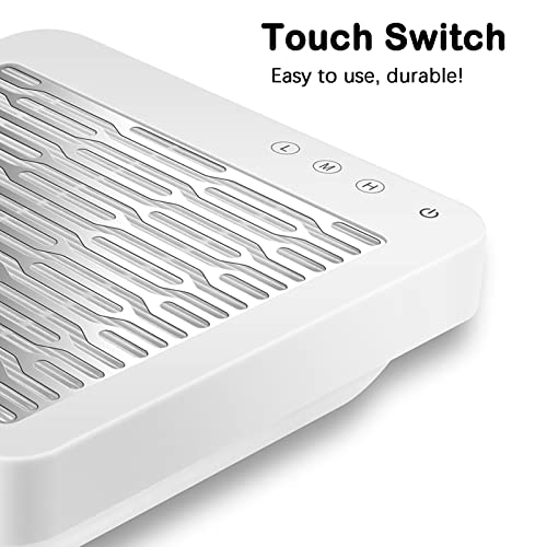 Nail Dust Collector, Adjustable Suction, Professional Nail Vacuum Dust Collector Dust Extractor for Acrylic Nails Extension Gel Dip Powder Remova