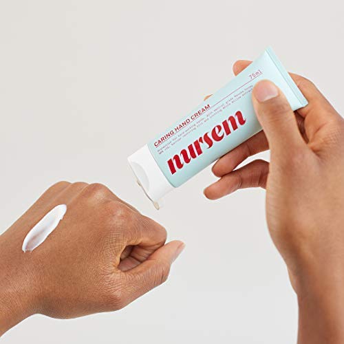 Nursem CARING HAND CREAM β 75ml | Fast absorbing and moisturising natural cream for hard working hands, repairing cream suitable for sensitive an