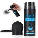 Professional Quality Hair Fibres, Hair Fibres Black for Thinning Hair, Completely Conceals Hair Loss in 15 Seconds, Undetectable & Natural, Hair
