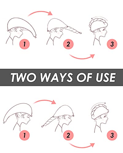 Microfibre Hair Towel, 3 Pack Super Absorbent Hair Towel Wrap with Button Design. Extremely Soft Hair Wrap Towel, Traveling, Beach Excursions, Sp