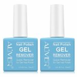 2Pack Gel Polish Remover, Gel Nail Polish Remover, Professional Remove Gel Nail Polish, Removes Soak-Off Gel Polish in 3-5 Minutes, Quickly, Clea