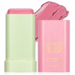 Erinde 3 in 1 Blush Stick for Cheeks Lips Eyes, Moisturing Face Blush, Natural Matte Cream Blush, Easy to Blend, Multi-Use Cheek Tint for All Ski