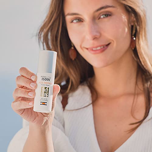 ISDIN FotoUltra Age Repair FW SPF 50 50ml | Daily facial sun cream | Triple anti-ageing action