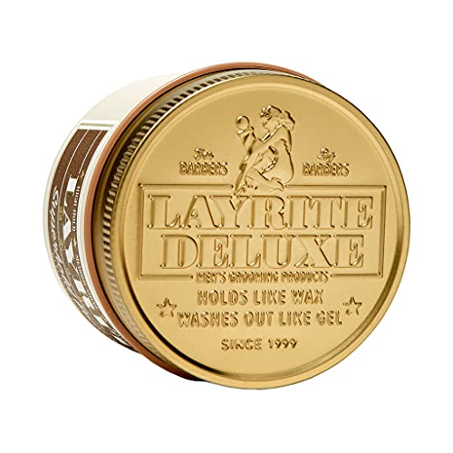 Layrite Superhold Pomade 120g | High Hold | Water Soluble | Medium Shine