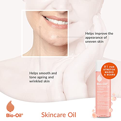 Bio-Oil Skincare Oil - Improve the Appearance of Scars, Stretch Marks and Skin Tone - 1 x 125 ml