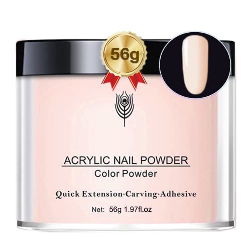 Clear Acrylic Powder, 1.97oz Professional Acrylic Nail Powder Polymer, Clear Nail Powder for Acrylic Nail Extension Carving Nails,Acrylic Nails E