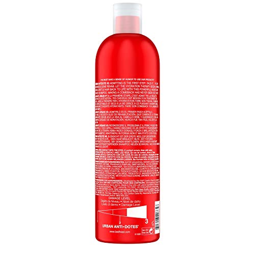 Bed Head by TIGI - Urban Antidotes Resurrection Shampoo - Ideal for Damaged Hair - 750 ml