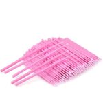 100Pcs Micro Applicators Brushes, Disposable Eyelash Extensions Mascara Wands Brush Micro Brushes