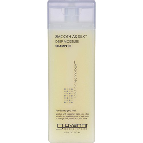 Giovanni - Smooth As Silk Shampoo 250ml - Nourishing Hair Cleanser - Silky Smooth Results - Sulfate-Free Formula - Hydrating Haircare