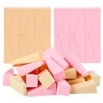 48 Pcs Makeup Sponges, Reusable Make Up Sponge Cosmetic Wedges Latex Free Small Face Sponge Triangle Nail Art Sponges Beauty Blenders Blending Sp