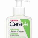 CeraVe Hydrating Cream - to - Foam Cleanser for Normal to Dry Skin with Amino Acids, Hyaluronic Acid and 3 Essential Ceramides, 236 ml