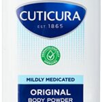 Cuticura Mildly Medicated Talcum Powder Body Powder 250g, Packaging May Vary, White, Many Uses Personal Hygiene, Prevent Smudging After Self-Tann